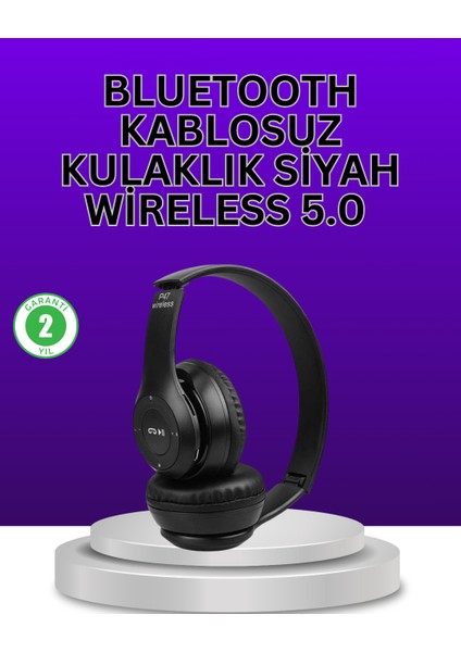 Kablolu & Kablosuz Kullanım Seçeneği Sunan Stereo Bluetooth Kulaklık