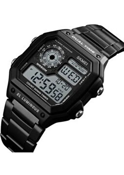 Skmeı 1335 Retro Tarz Siyah Renk Dijital Kol Saati fiyatları