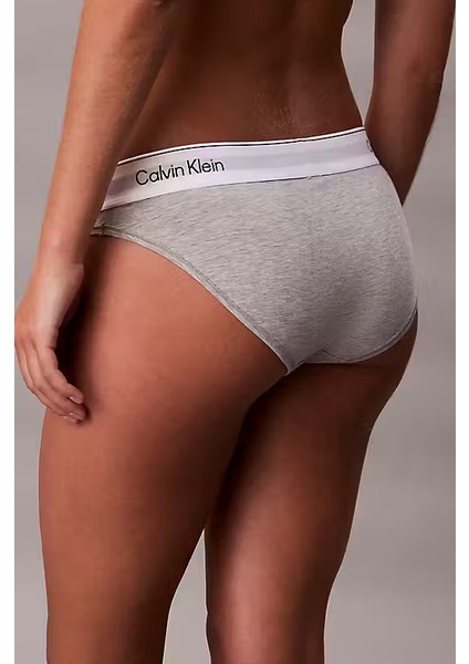 Kadın Logo Şeritli Bikini Külot - Gri fiyatları