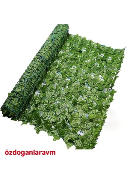 Rulo Yapay Sarmaşık Yaprağı Çit, Duvar Dekorasyonu, Gizlilik Çiti, Yaprak Ekran, Dış Mekan Iç Mekan,1x3 Metre fiyatları