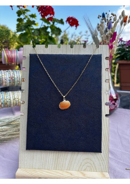 Deniz Kabuğu Kolye Paslanmaz Çelik