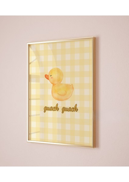 (Çerçevesiz) Civcivli Sarı Kişiselleştirilebilir Bebek/çocuk Odası 3lü Poster Seti fırsatları