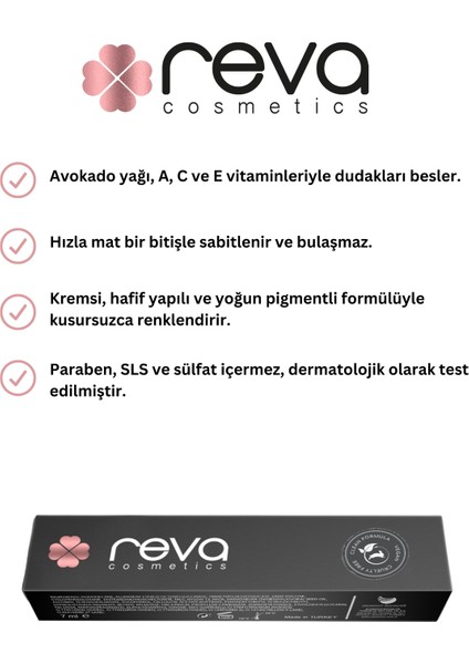 Creamy Matte Lip Gloss Beet Red - Mat Krem Dudak Parlatıcısı 7 ml - No: 104 indirimleri