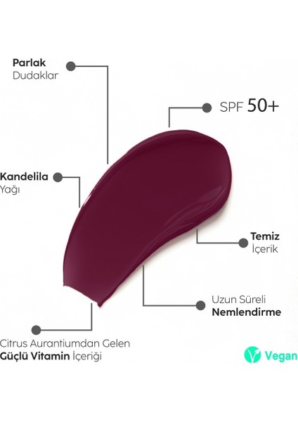 50 SPF Raspberry Lip Balm 2’li Set – Yüksek Güneş Koruması & Nem