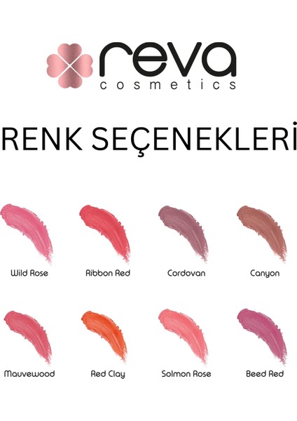 Creamy Matte Lip Gloss Cordovan - Mat Krem Dudak Parlatıcısı - No: 107 - Vegan & Temiz İçerik