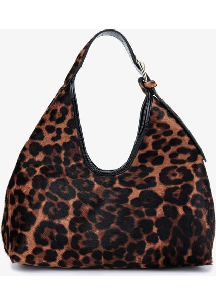 Kadın Leopar Hakiki Deri Kol Çantası 1169 6372 Bn Cnt SK25-26 Leo modelleri