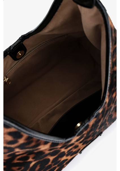 Kadın Leopar Hakiki Deri Kol Çantası 1169 6372 Bn Cnt SK25-26 Leo fırsatları