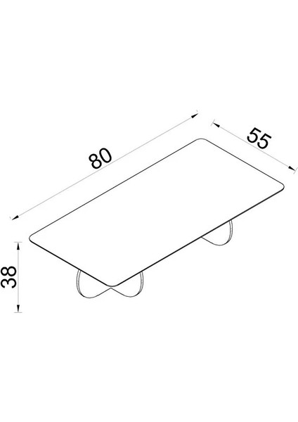 Flora Lima Orta Sehpa Dekoratif / Cam Tabla Beyaz fırsatları
