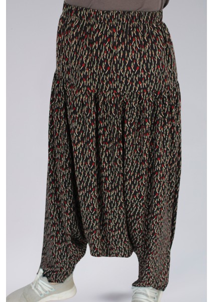 Beli Korsajlı Viskon Kumaş Yöresel Şalvar modelleri