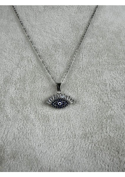 Göz Figürlü Zirkon Taşlı Çelik Kolye fiyatları