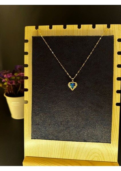 Okyanusun Kalbi Paslanmaz Çelik Kolye