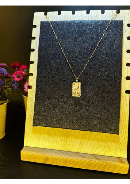 The Star & The Moon Çelik Mineli Kolye fiyatları