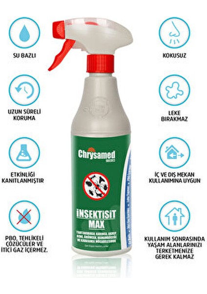 Insek-Tisit Max 500 ml Hamam Böceği, Karınca, Kene Vs. modelleri