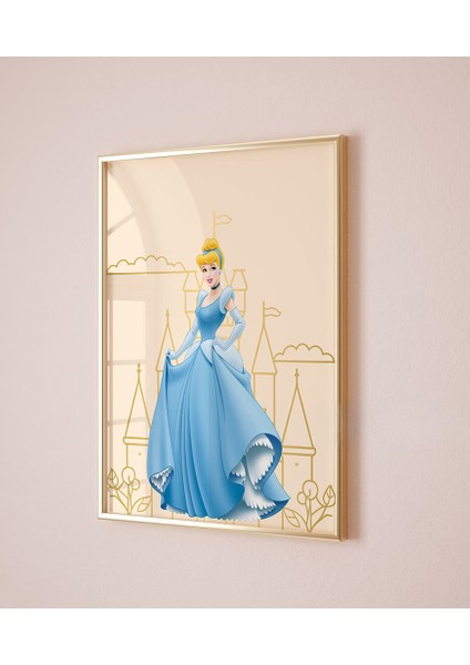(Çerçevesiz) Kişiselleştirilebilir Cindrella 3lü Poster Seti