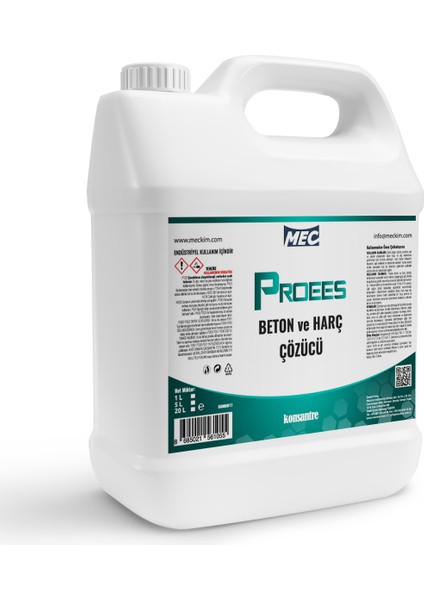 Beton ve Harç Sökücü Proees 5 Litre fiyatları