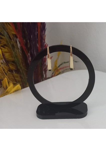 Gold Renk Çelik Küpe