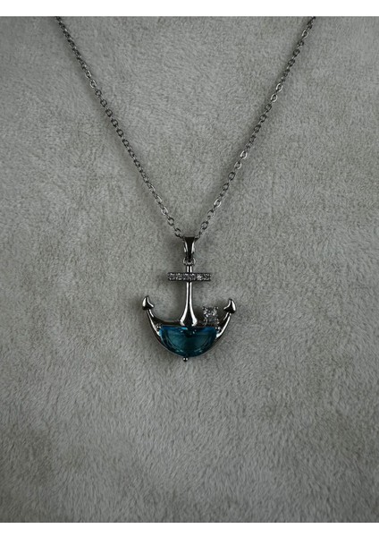 Çapa Figürlü Çelik Kolye fiyatları