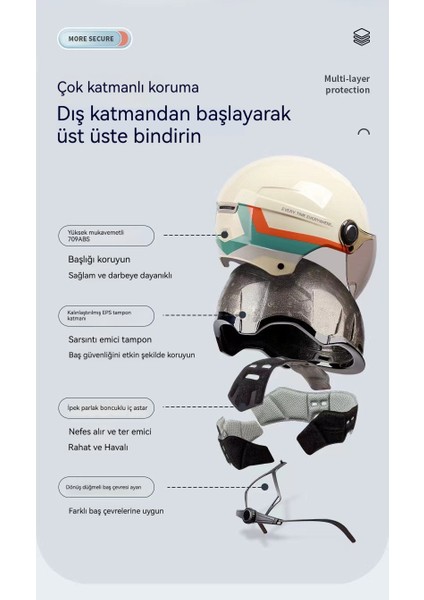 3c Five-Star Safety Motorcycle Helmet (Yurt Dışından) fiyatları