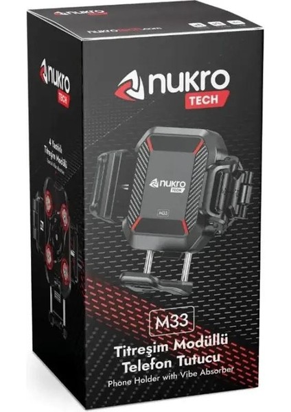 Nucrotech M33 Titreşim Modüllü Telefon Tutucu fiyatları