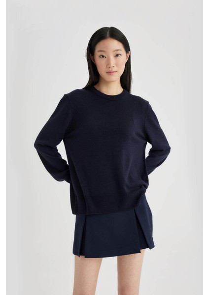 Lacivert Kadın Kazak C0058AX/NV131 modelleri