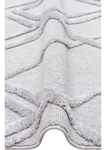 Terazzo Trz 03 Gri - Hav Toz Vermez Etnik Desenli Iskandinav Salon Halısı fiyatları