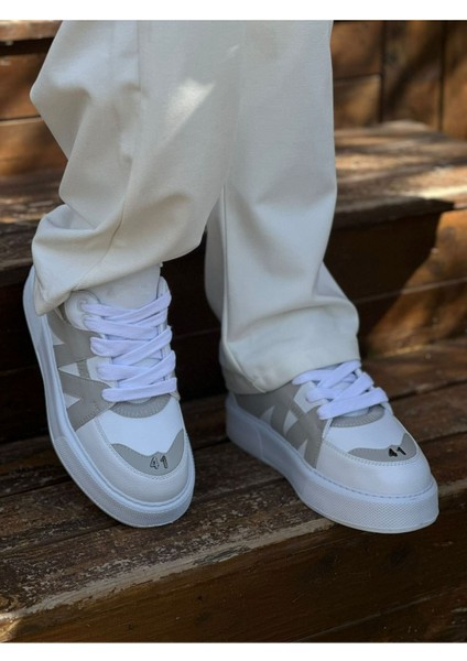 Cbt Star-X Erkek Spor Ayakkabı Beyaz/grı