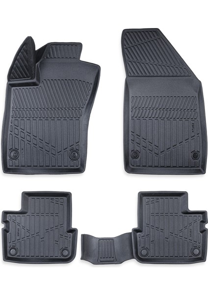 Fiat Egea Sedan 2015- Sonrası 3D Havuzlu Paspas - Öz-Iş