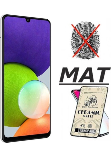 Samsung M32 Mat Seramik Cam Nano Esnek Kırılmaz Full Tam Kaplayan Ekran Koruyucu