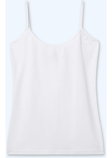 Kadın Basic Atlet Beyaz Renk