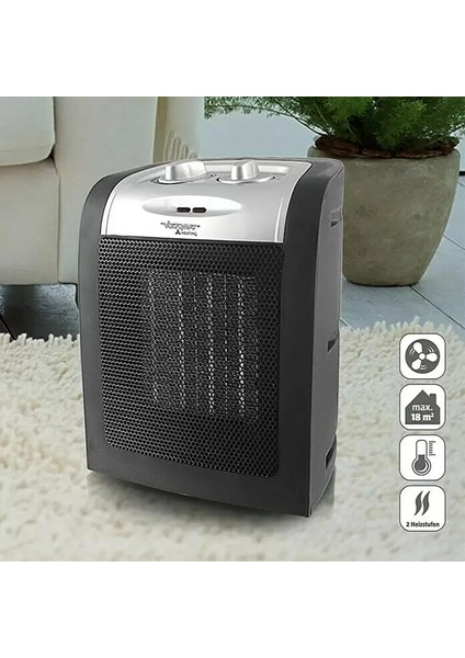 PTC-903-H 2 Kademeli Seramik Fanlı Isıtıcı 1800W fırsatları