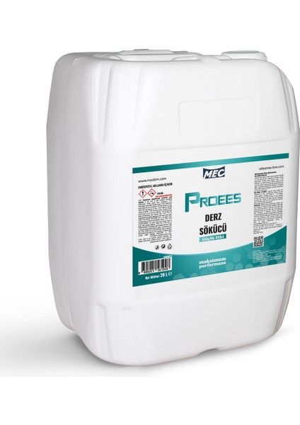 Derz Sökücü Proees 20 Litre | Güçlü Formül | Fayans Arası Derz Dolgusu İçin fiyatları