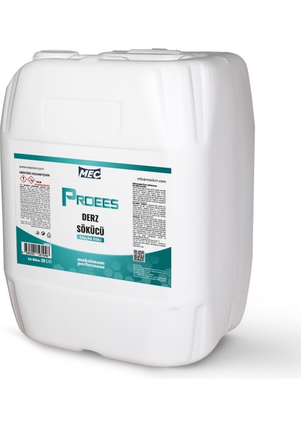 Derz Sökücü Proees 20 Litre | Güçlü Formül | Fayans Arası Derz Dolgusu İçin modelleri