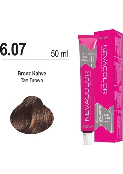 color Saç Boyası 6.07 Bronz Kahve
