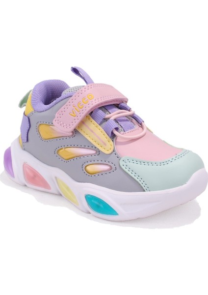 Lamb 346P25K227 Gümüş Ortopedik Günlük Kız Çocuk Spor Ayakkabı