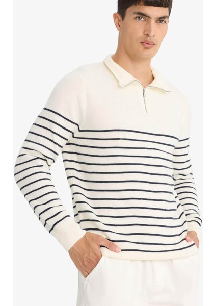 Ekru Erkek Kazak F1522AX/ER140