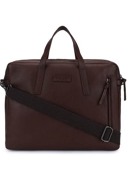 Bruno Rossi Bag Erkek Hakiki Deri Kahverengi Evrak Çantası 1048 R258 Erk Cnt SK25-26 Caffe