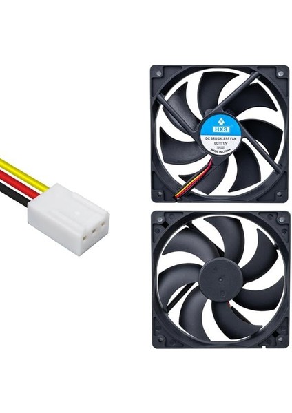 IC-216 Fırçasız Dc Fan 120X120X25MM 12 Volt 3 Pin