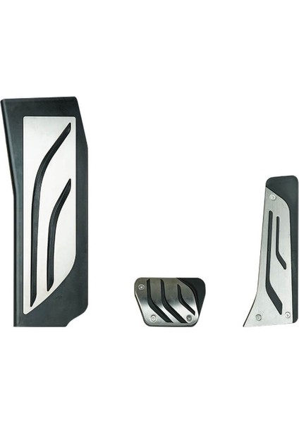 Bmw F10 Pedal Seti Takımı Geçmeli Kromlu 3 Parça