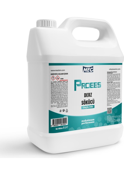 Derz Sökücü Proees 5 Litre | Güçlü Formül | Fayans Arası Derz Dolgusu İçin fiyatları