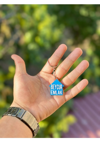 ORJIN3D Kişiye Özel Tasarlanabilir Ev Şeklinde Anahtarlık fiyatları