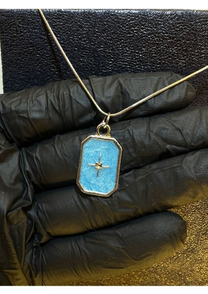 Kutup Yıldızı Çelik Kolye