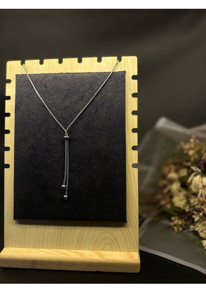 Zarif Asansörlü Kolye 316L Paslanmaz Çelik