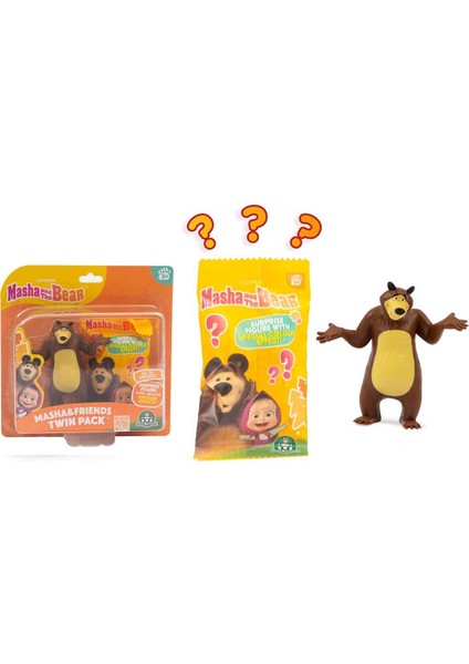 Masha ile Koca Ayı 2’li Figür Paketi Koca Ayı