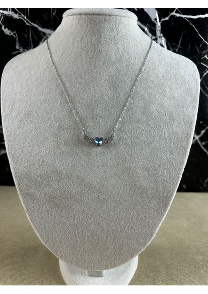 Kanatlı Kalp Çelik Kolye