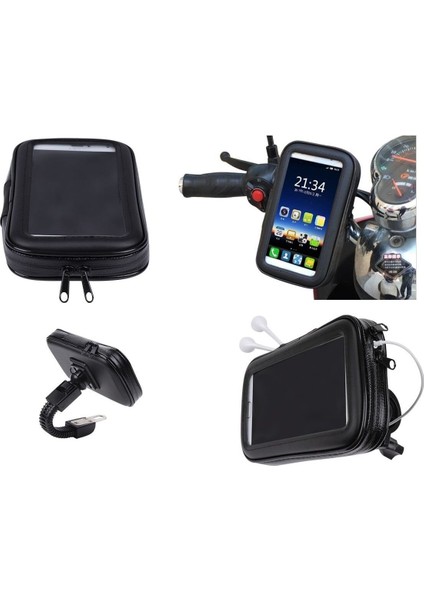 Bisiklet ve Motosiklet Su Geçirmez Telefon Tutucu 6.2'' modelleri