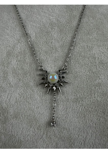 Sallantılı Tasarım Çelik Kolye fiyatları