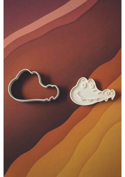 Husky ve Timsah Kurabiye Kalıbı Seti 2’li Beyaz – Hayvan Figürlü Hamur ve Şeker Kalıbı indirimleri