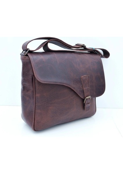 Kahverengi Çok Gözlü Hakiki Deri Postacı&evrak Çantası fiyatları