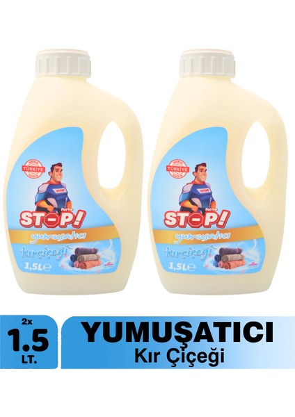 2'li Çamaşır Yumuşatıcı 1.5 Litre Kır Çiçeği