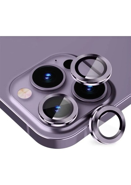 Iphone 14 Pro 14 Pro Max Lens Koruyucu Derin Mor
